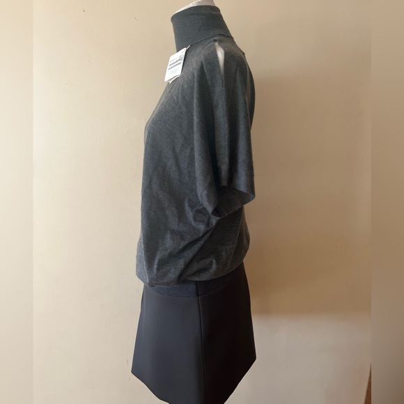 NWT Brunello Cucinelli Cashmere Sweater Turtleneck Italy Size M Monili Sleeve - Picture 9 of 13